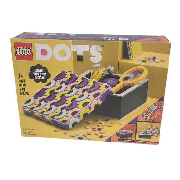 LEGO 41960 DOTS Create Your Own Storage Box Retired Imagination Decor NIB Sealed - Picture 1 of 9